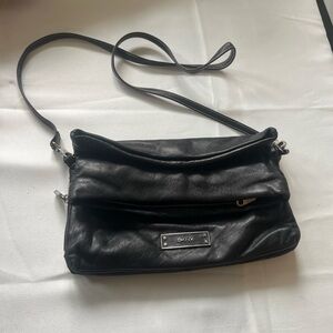 DKNY soft leather Black Crossbody Bag